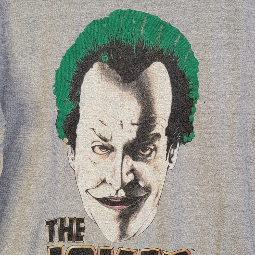 DC Comics Batman Movie Joker Vintage Promotional Print T-Shirt Men’s L 42-44 - Picture 11 of 16